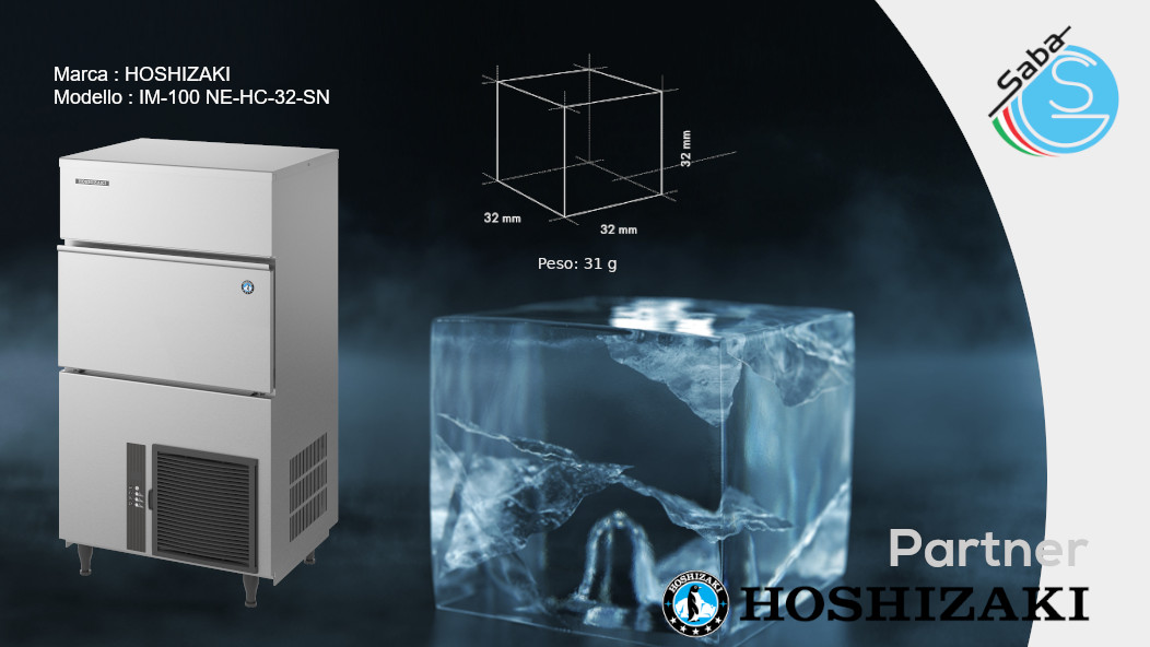 PRODOTTO/I: Fabbricatore di ghiaccio Hoshizaki IM-100 NE-HC-32-SN