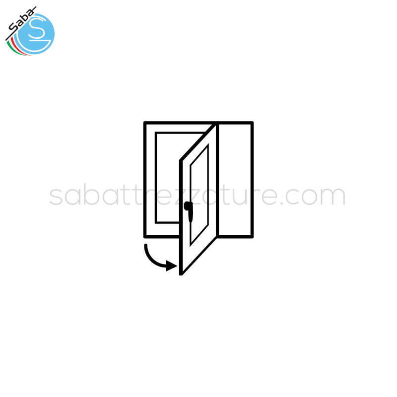 OFFERTA: Porta per forno naboo lainox con cerniere a destra, dotata di sonda al cuore multipunto con connettore esterno, ø 3 mm